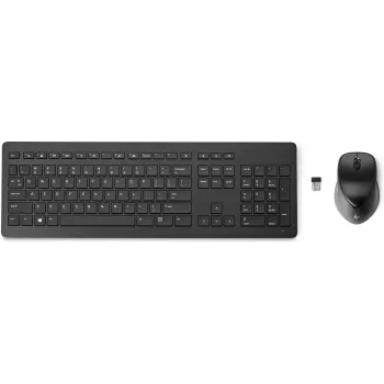 HP belaidė įkraunama 950MK pelė ir klaviatūra, pilno dydžio belaidė mechaninė
