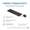 HP belaidė įkraunama 950MK pelė ir klaviatūra, pilno dydžio belaidė mechaninė