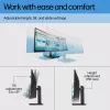 HP P34hc G4 WQHD USB-C lenktas monitorius, 86,4 cm (34 colių), 3440 x 1440 pikselių, Wide Quad HD, LCD, 5 ms, juodas