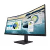 HP P34hc G4 WQHD USB-C lenktas monitorius, 86,4 cm (34 colių), 3440 x 1440 pikselių, Wide Quad HD, LCD, 5 ms, juodas