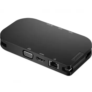 Lenovo 4X91H02421 sąsajos šakotuvas USB Type-C 5000 Mbit/s Juoda