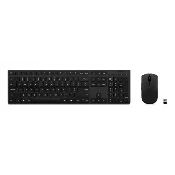 Lenovo 4X31R64346 klaviatūra Pelė įtraukta Namai/Biuras RF belaidis + Bluetooth QWERTY prancūzų, vokiečių, šveicarų Pilka