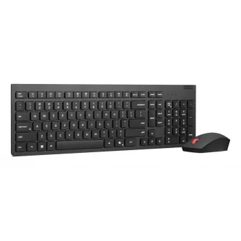 Lenovo 4X31R64486 klaviatūra Su pele Biuras Bevielis Radijo dažnis Prancūzų, vokiečių Juoda