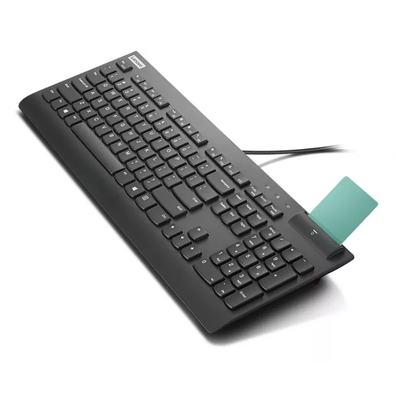 Lenovo Smartcard Wired II klaviatūra, skirta namams/biurui, USB, šiaurietiška, juoda