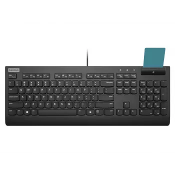 Lenovo 4Y41R64695 klaviatūra Namams / Biurui USB belgiška, JK angliška Juoda