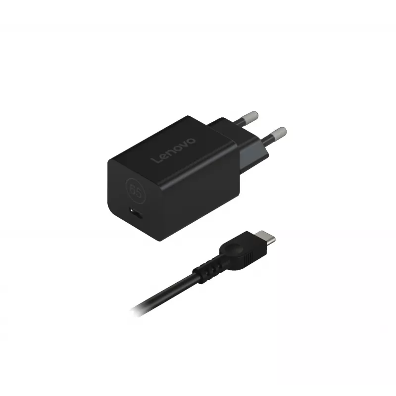 Lenovo GaN Nano 65W Universal Juoda AC Indoor