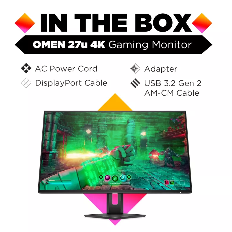 Monitorius HP OMEN 27u 27 colių 4K Ultra HD LCD 3840 x 2160