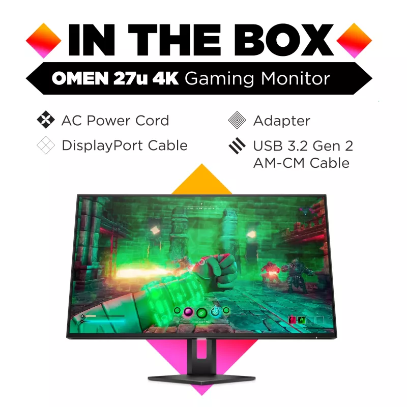 Monitorius HP OMEN 27u 27 colių 4K Ultra HD LCD 3840 x 2160