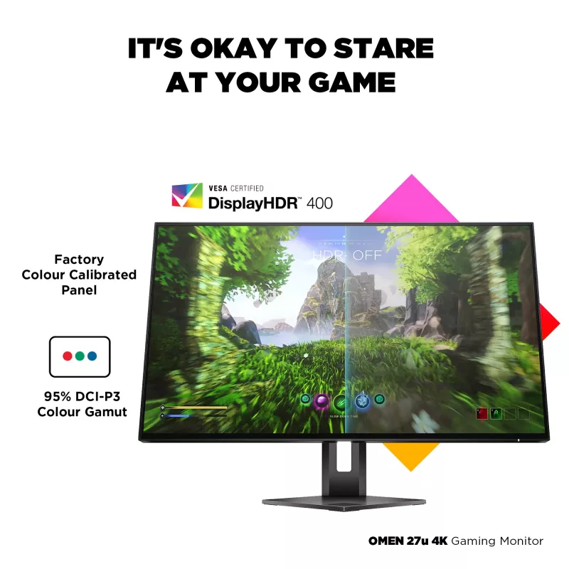 Monitorius HP OMEN 27u 27 colių 4K Ultra HD LCD 3840 x 2160