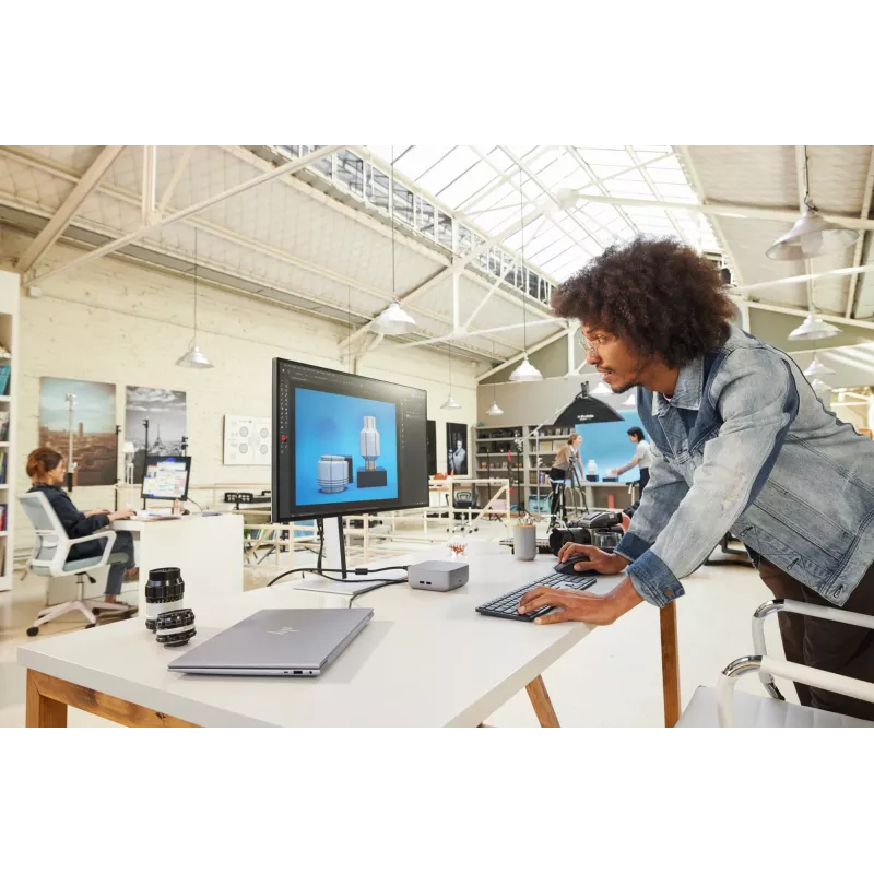 HP 975 Dual-Mode Wireless klaviatūra Full-size RF Wireless Bluetooth Juoda