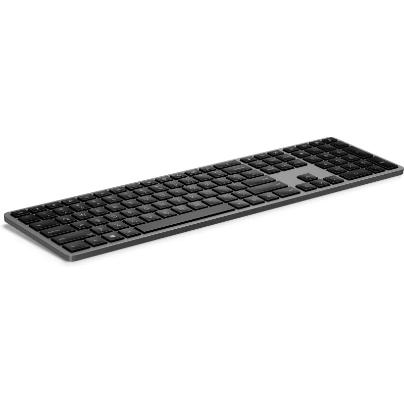 HP 975 Dual-Mode Wireless klaviatūra Full-size RF Wireless Bluetooth Juoda