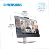 HP E24m G4 FHD USB-C konferencinis monitorius, 60,5 cm (23,8 colio), 1920 x 1080 pikselių, Full HD, LCD, 5 ms, juodas, sidabrinis