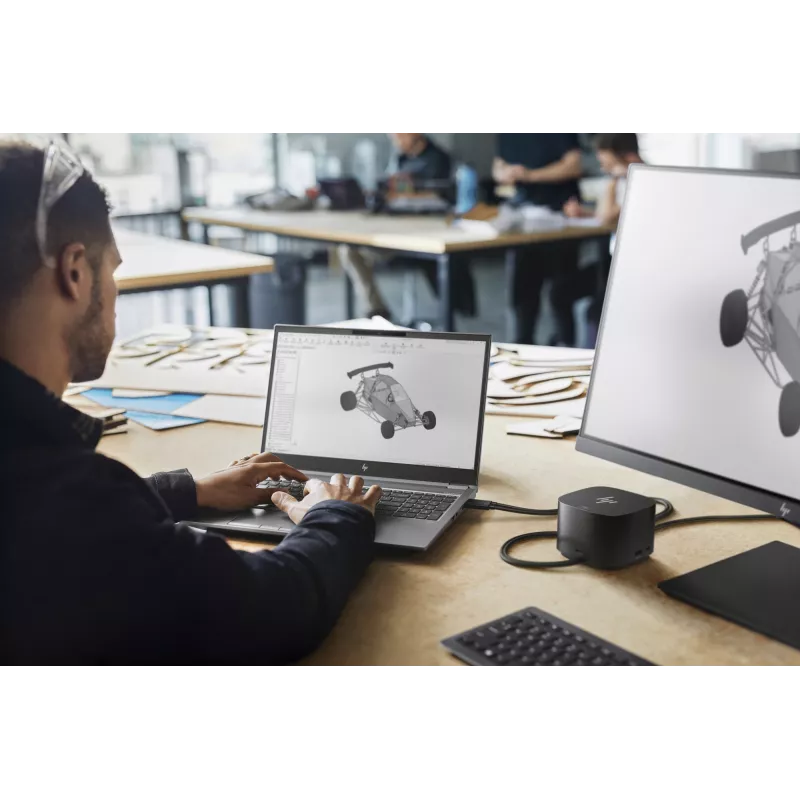 HP Thunderbolt Dock 280W G4 laidinė prijungimo stotelė Thunderbolt 4 juoda
