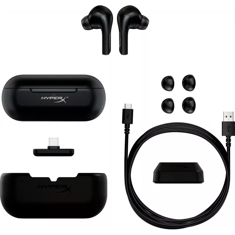 HyperX Cloud MIX Buds belaidės ausinės (juodos)