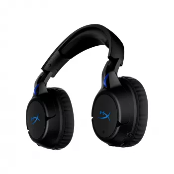 HyperX Cloud Flight – belaidės žaidimų ausinės (juoda-mėlyna) – PS5-PS4