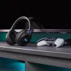 HyperX Cloud Flight – belaidės žaidimų ausinės (juoda-mėlyna) – PS5-PS4