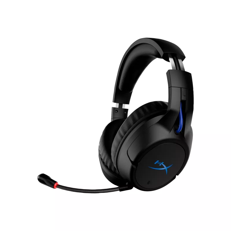 HyperX Cloud Flight – belaidės žaidimų ausinės (juoda-mėlyna) – PS5-PS4