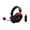 HyperX Cloud II Wireless - žaidimų ausinės (juoda-raudona)