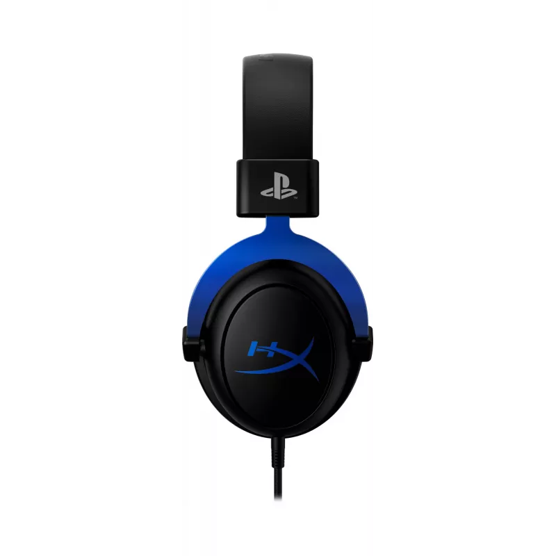 HyperX Cloud – žaidimų ausinės – PS5-PS4 (juodos-mėlynos)