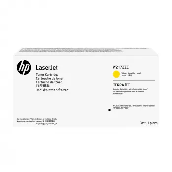 HP W2172ZC geltona sutartinė originali LaserJet tonerio kasetė