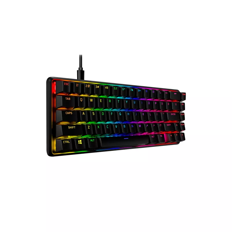 HyperX Alloy Origins 65 - Mechaninė žaidimų klaviatūra - HX Aqua (US išdėstymas)