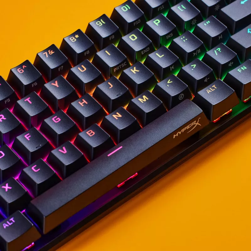HyperX Alloy Origins 65 - Mechaninė žaidimų klaviatūra - HX Aqua (US išdėstymas)