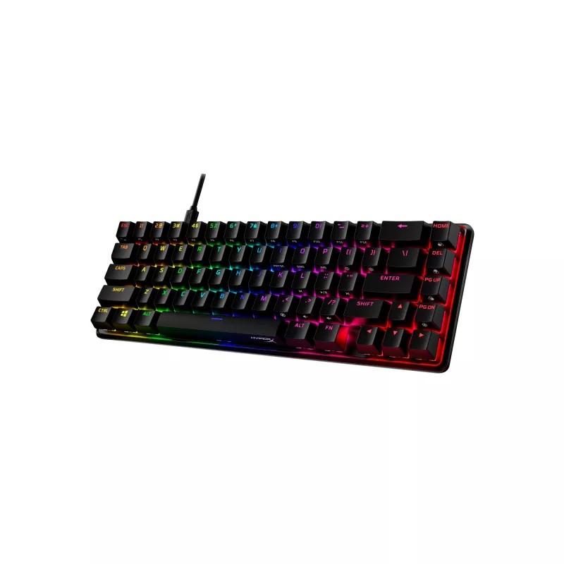 HyperX Alloy Origins 65 - Mechaninė žaidimų klaviatūra - HX Aqua (US išdėstymas)