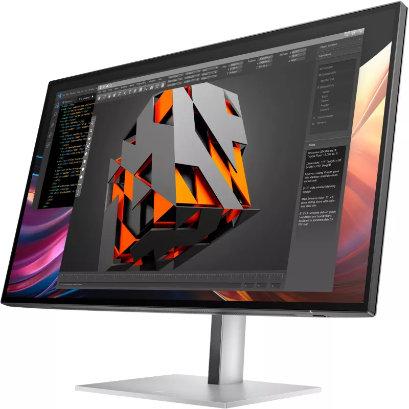 HP Series 7 Pro 27 col. QHD monitorius - 727pq, 68,6 cm (27 col.), 2560 x 1440 px, Quad HD, LCD, 5 ms