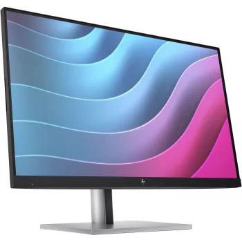 HP E24 G5 FHD PVC Free Monitor, 60.5 cm (23.8 inch), 1920 x 1080 pikselių, Full HD, LCD, 5 ms, juoda, sidabrinė
