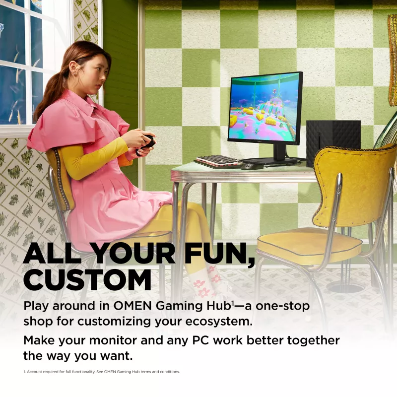 OMEN by HP 31,5 colio QHD 165 Hz žaidimų monitorius – OMEN 32q