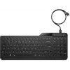 HP 405 kelių įrenginių apšviečiama laidinė klaviatūra, pilno dydžio (100 %), laidinė, USB, membraninė, juoda