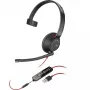 HP Poly Poly Juodawire 5210 monofoninės USB-A ausinės