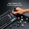 Linijinis mechaninis klaviatūros jungiklis KINGSTON HyperX 85U07AA 45 g paspaudimo jėga