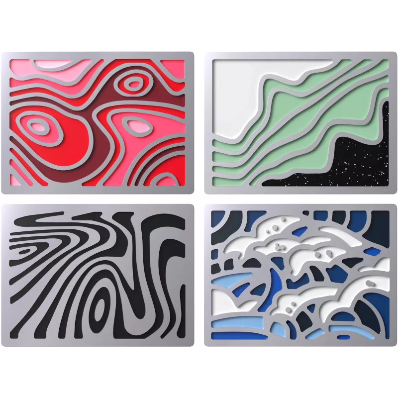 Magnetinis ženkliukas Kingston HyperX Abstract Series 85U20AA — reklaminis metalinis ženkliukas su magnetiniu pagrindu