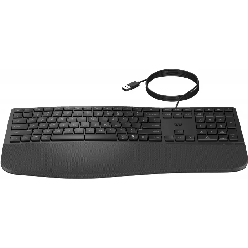 Laidinė viso dydžio klaviatūra HP 485 Comfort su USB jungtimi ir 23 programuojamais klavišais