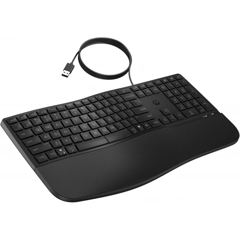 Laidinė viso dydžio klaviatūra HP 485 Comfort su USB jungtimi ir 23 programuojamais klavišais