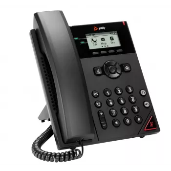 HP Poly VVX 150 2 linijų IP telefonas su PoE palaikymu, 300 g, Kinija, Meksika, 357 kg