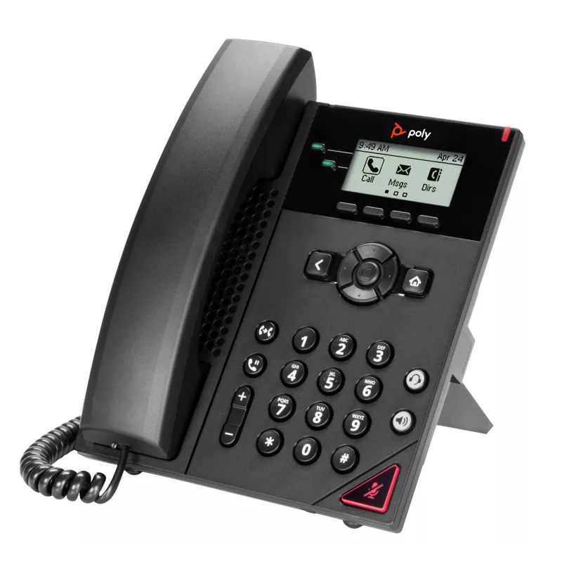 HP Poly VVX 150 2 linijų IP telefonas su PoE palaikymu, 300 g, Kinija, Meksika, 357 kg