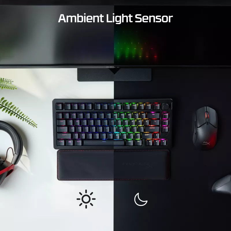 HyperX Alloy Rise 75 Wireless - žaidimų klaviatūra