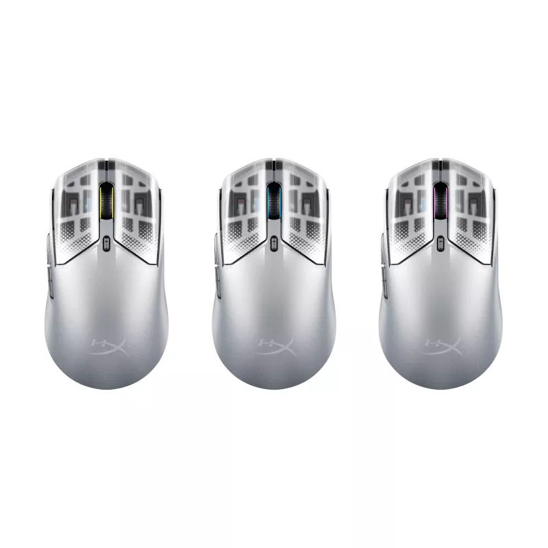 HyperX Pulsefire Haste 2 S Sidabrinė belaidis žaidimų pelė