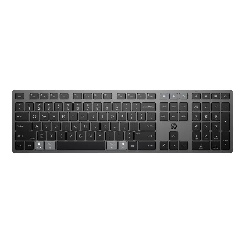 Belaidė įkraunama pilno dydžio QWERTY klaviatūra HP 725 — modelis 9T5B2AA#UUW