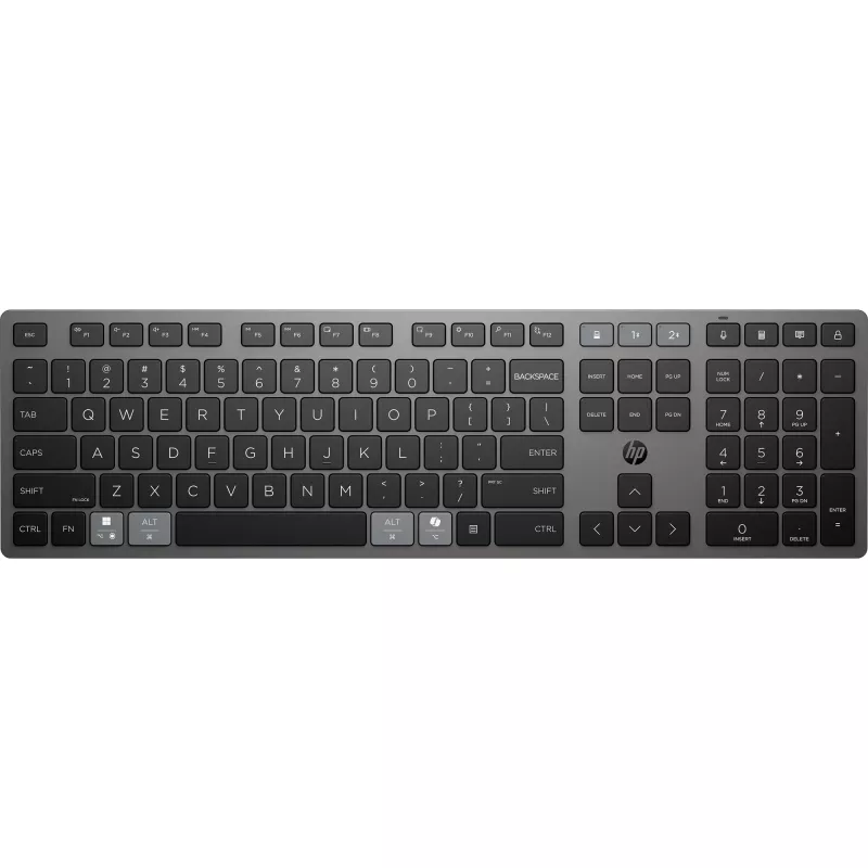 Belaidė įkraunama pilno dydžio QWERTY klaviatūra HP 725 — modelis 9T5B2AA#UUW