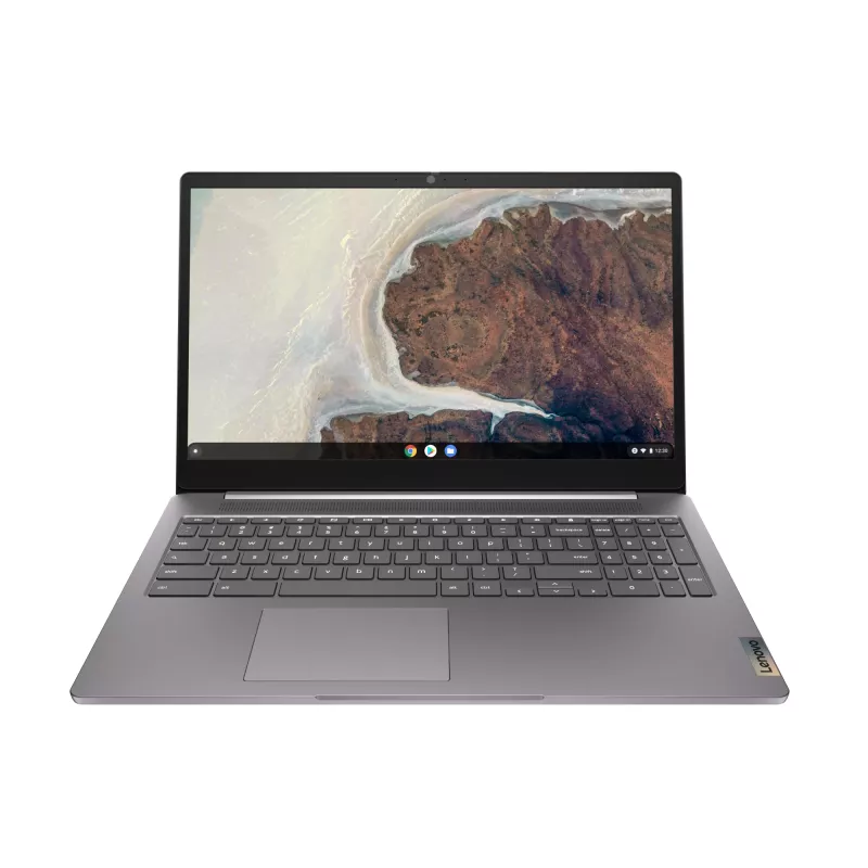 Lenovo IdeaPad 3 Chrome 15IJL6 Intel® Celeron® N N4500 Chromebook 39,6 cm (15,6 colio) Full HD 8 GB LPDDR4x-SDRAM 128 GB eMMC Wi-Fi 6 (802.11ax) ChromeOS German Pilka