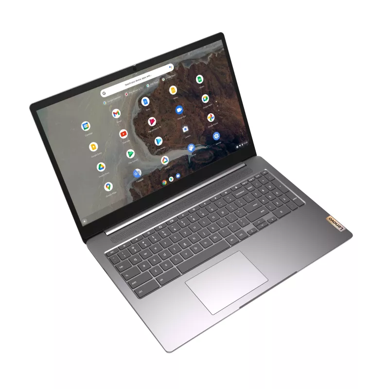 Lenovo IdeaPad 3 Chrome 15IJL6 Intel® Celeron® N N4500 Chromebook 39,6 cm (15,6 colio) Full HD 8 GB LPDDR4x-SDRAM 128 GB eMMC Wi-Fi 6 (802.11ax) ChromeOS German Pilka