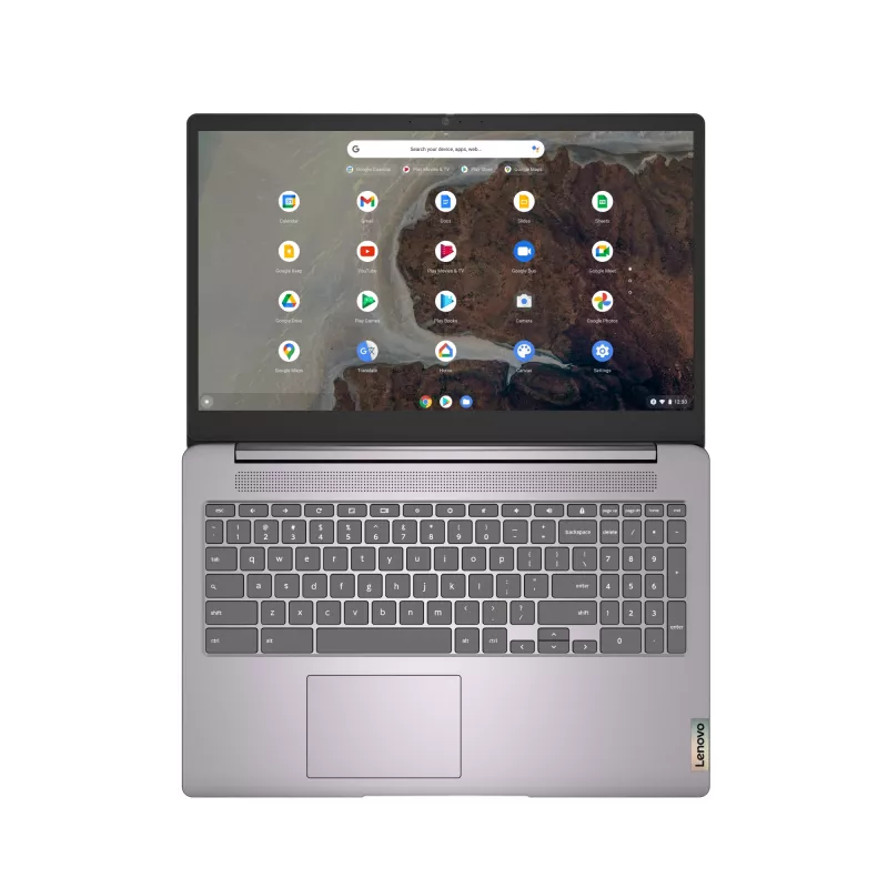 Lenovo IdeaPad 3 Chrome 15IJL6 Intel® Celeron® N N4500 Chromebook 39,6 cm (15,6 colio) Full HD 8 GB LPDDR4x-SDRAM 128 GB eMMC Wi-Fi 6 (802.11ax) ChromeOS German Pilka