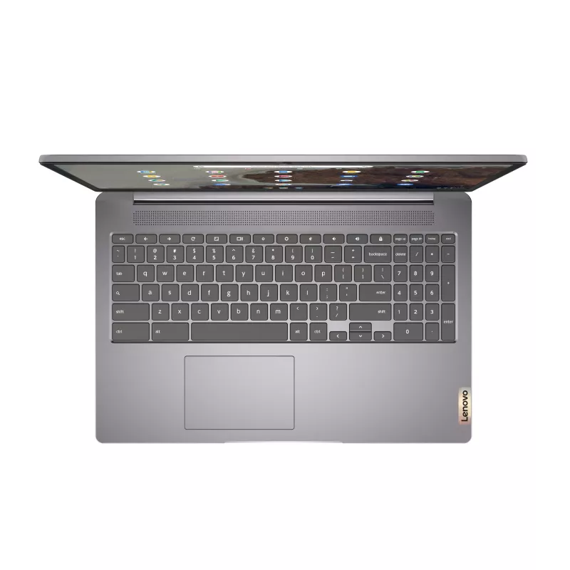 Lenovo IdeaPad 3 Chrome 15IJL6 Intel® Celeron® N N4500 Chromebook 39,6 cm (15,6 colio) Full HD 8 GB LPDDR4x-SDRAM 128 GB eMMC Wi-Fi 6 (802.11ax) ChromeOS German Pilka