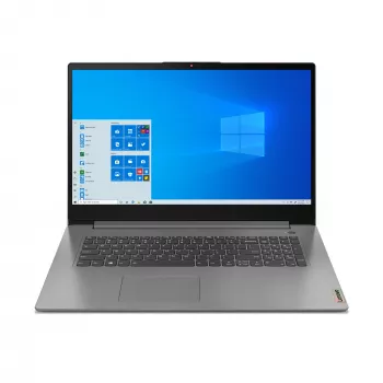 Lenovo IdeaPad 3 17ALC6 AMD Ryzen™ 7 5700U Nešiojamasis kompiuteris 43.9 cm (17.3 colio) Full HD 12 GB DDR4-SDRAM 512 GB SSD Wi-Fi 6 (802.11ax) Windows 11 Home Vokiška pilka