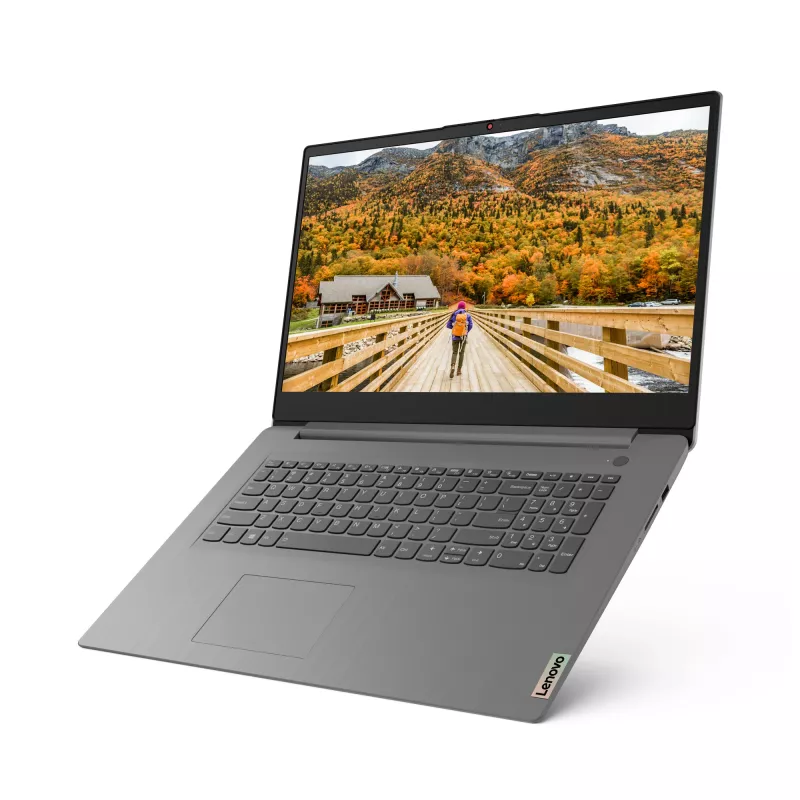Lenovo IdeaPad 3 17ALC6 AMD Ryzen™ 7 5700U Nešiojamasis kompiuteris 43.9 cm (17.3 colio) Full HD 12 GB DDR4-SDRAM 512 GB SSD Wi-Fi 6 (802.11ax) Windows 11 Home Vokiška pilka