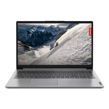 Lenovo IdeaPad 1 15AMN7 AMD Ryzen™ 5 7520U nešiojamasis kompiuteris 39,6 cm (15,6 col.) Full HD 16 GB LPDDR5-SDRAM 512 GB SSD Wi-Fi 6 (802.11ax) Windows 11 Home German Pilka