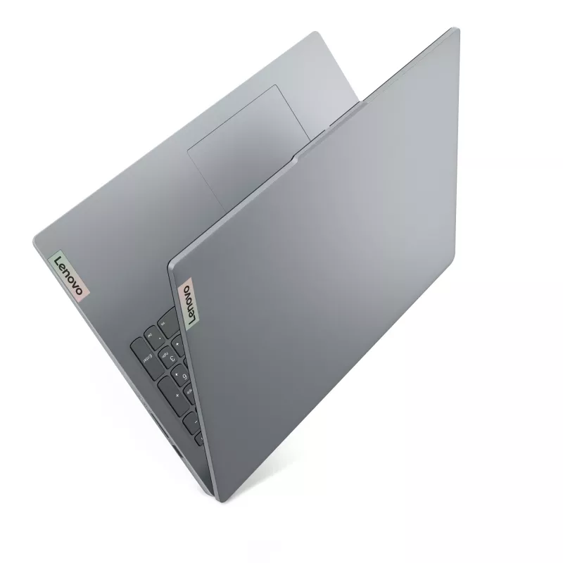 Lenovo IdeaPad plonas 3 16ABR8 AMD Ryzen™ 5 7430U nešiojamasis kompiuteris 40,6 cm (16 colių) WUXGA 16 GB DDR4-SDRAM 512 GB SSD Wi-Fi 6 (802.11ax) Windows 11 Home vokiška pilka